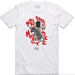 Shop All Point Blank T-Shirt - All Rats Must Die - White - 100987-4256