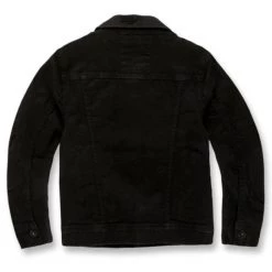 Kids Jordan Craig Jeans Jacket - Ripped - Black - JJ900RK