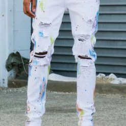 KDNK Jeans - Painter's Pant - White - KNB3173