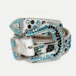 Majestik Belt - Fur White - BT2032 Shop All