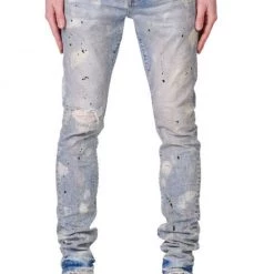 Shop All Purple-Brand Jeans - Light Acid Bleach - P001