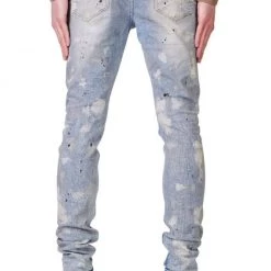 Shop All Purple-Brand Jeans - Light Acid Bleach - P001