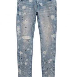 Shop All Purple-Brand Jeans - Light Acid Bleach - P001