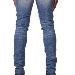 Shop All Purple-Brand Jeans - Mid Indigo Camo Repair - P001