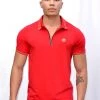 Rising Revolt T-Shirt - Blerioz Polo - Red - RRP2004 Shop All