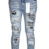 Shop All Ferrari Massari Jeans - Bandana Drip Black - Light Blue
