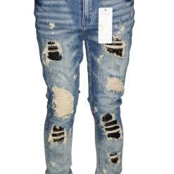 Ferrari Massari Jeans - Samurai Drip Khaki - Medium Blue