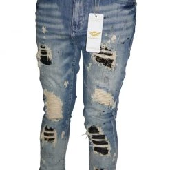 Ferrari Massari Jeans - Samurai Drip Khaki - Medium Blue