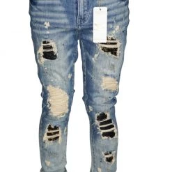 Ferrari Massari Jeans - Samurai Drip Khaki - Medium Blue