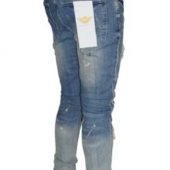 Ferrari Massari Jeans - Samurai Drip Khaki - Medium Blue