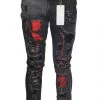 Shop All Ferrari Massari Jeans - Samurai Drip Red - Black