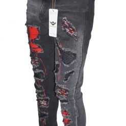 Shop All Ferrari Massari Jeans - Samurai Drip Red - Black 9 Shop All Ferrari Massari Jeans - Samurai Drip Red - Black