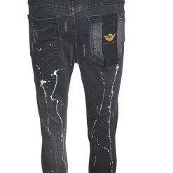 Ferrari Massari Jeans - Samurai Drip Gold - Black