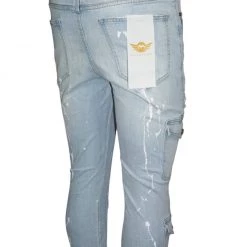 Ferrari Massari Jeans - Cargo Hustler White - Light Blue