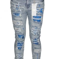 Shop All Ferrari Massari Jeans - Bandana Drip Royal - Light Blue