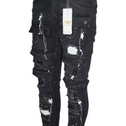 Shop All Ferrari Massari Jeans - Drippen Hustler - Black And White