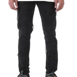 KDNK Jeans - Rip & Repair - Black - KNB3187 Shop All
