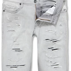 Shop All Jordan Craig Shorts - Shredded Denim - Cement Wash - J3185S
