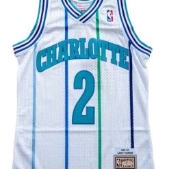 Shop All Mitchell & Ness Jersey - Charlotte Hornets Johnson 2 - White - SMJY4157