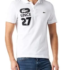 Shop All Lacoste Polo Shirt - Since 27 - White - PH7653