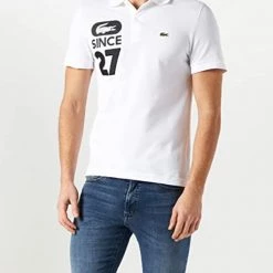 Shop All Lacoste Polo Shirt - Since 27 - White - PH7653