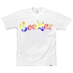Shop All Cookies T-Shirt - Lanai Logo - White With Pale Yellow - 1558T6133