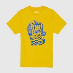 Psycho Bunny T-Shirt - Slaytor - Desert Marigold - B6U578T1PC