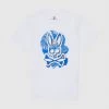 Psycho Bunny T-Shirt - Slaytor - White - B6U578T1PC