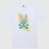 Psycho Bunny T-Shirt - Surrell - White - B6U465T1PC