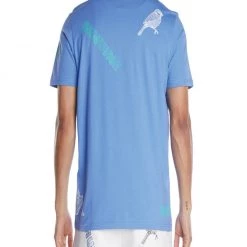 Kappa T-Shirt - Graphik Texan - Blue Ultramarine - 381F85W