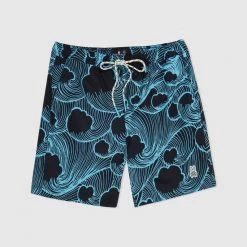 Psycho Bunny Swim Trunks - Thames - Navy - B6W430T1PO