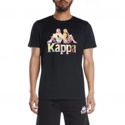 Kappa T-Shirt - Graphik Tikki - Black Smoke - 371F1BW Shop All