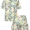New Arrivals Point Blank Short Set - Wagwan Brotha Resort - Natural - 100987-5231