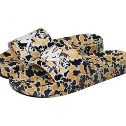 Shop All Kappa Slides - Authentic Archie 1 - Black-Grey-Yellow - 371B52W