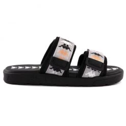 Shop All Kappa Slides - 222 Banda Aster 6 - Black-Grey-Yellow - 341B33W