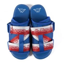 Kappa Slides - Logo Zirk 1 - Blue-Grey-Red - 341B6FW