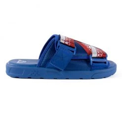 Kappa Slides - Logo Zirk 1 - Blue-Grey-Red - 341B6FW