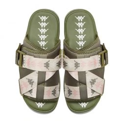 Kappa Slides - Banda Mitel 8 - Green-Almond-Coral - 341B32W