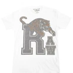 New Arrivals Rawyalty T-Shirt - Tiger Bling - White
