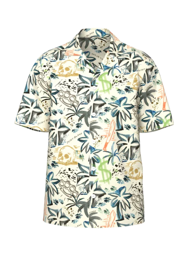 New Arrivals Point Blank Short Set - Wagwan Brotha Resort - Natural - 100987-5231 2 New Arrivals Point Blank Short Set - Wagwan Brotha Resort - Natural - 100987-5231