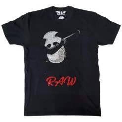 Rawyalty T-Shirt - Dabbing Panda Bling - Black