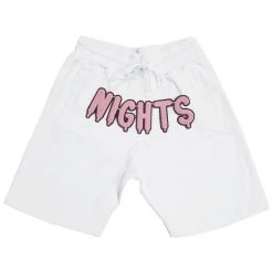 Rawyalty Shorts - Raw Nights - White New Arrivals