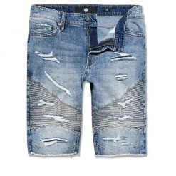 Jordan Craig Shorts - Moto Shredded - Deep Blue - J3193S