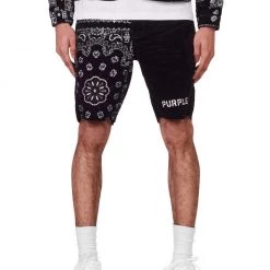 Shop All Purple-Brand Shorts - Corduroy Bandana - P020