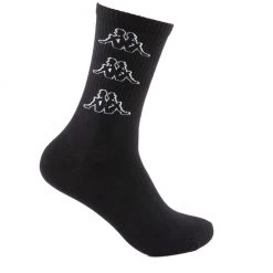 Kappa Socks - Logo Omby 1 Pack - Black Smoke White - 321C7NW Shop All