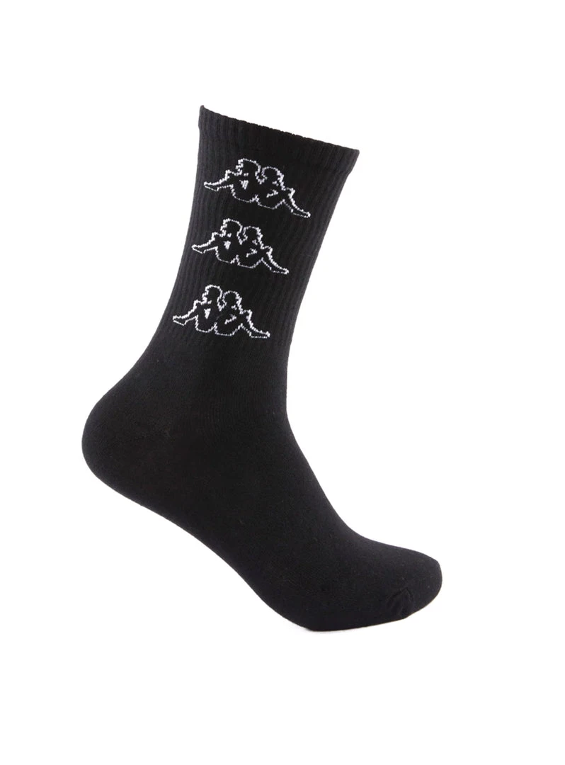 Kappa Socks - Logo Omby 1 Pack - Black Smoke White - 321C7NW Shop All 2 Kappa Socks - Logo Omby 1 Pack - Black Smoke White - 321C7NW Shop All