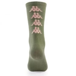 Shop All Kappa Socks - Authentic Amal 1 Pack - Green Olive Pink - 3036CP0
