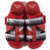Shop All Kappa Slides - Logo Zirk 1 - Red DK-Grey LT-Black - 341B6FW