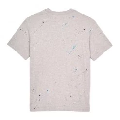 Purple-Brand T-shirt - Heather Grey Stencil Logo W/Paint - P104 Shop All