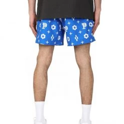 Purple-Brand Swim Shorts - Blue Monogram - P504 Shop All